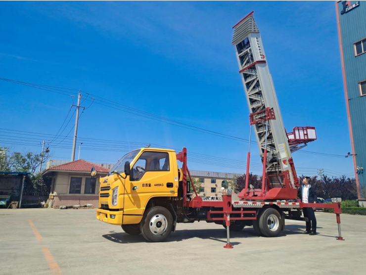 平远常年租赁32米云梯车